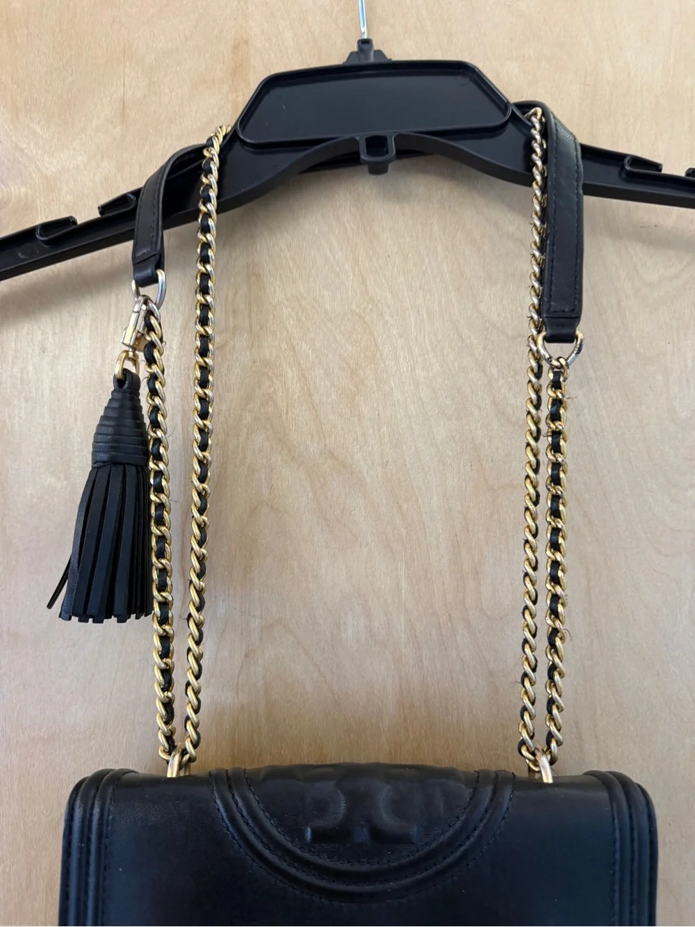 Tory Burch Fleming Convertible Shoulder Bag - Black